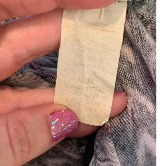 Final Touch long sleeves cropped top size Large - Picture 4 of 7